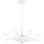Luminaire suspendu blanc sable 3 lumières Kersten
