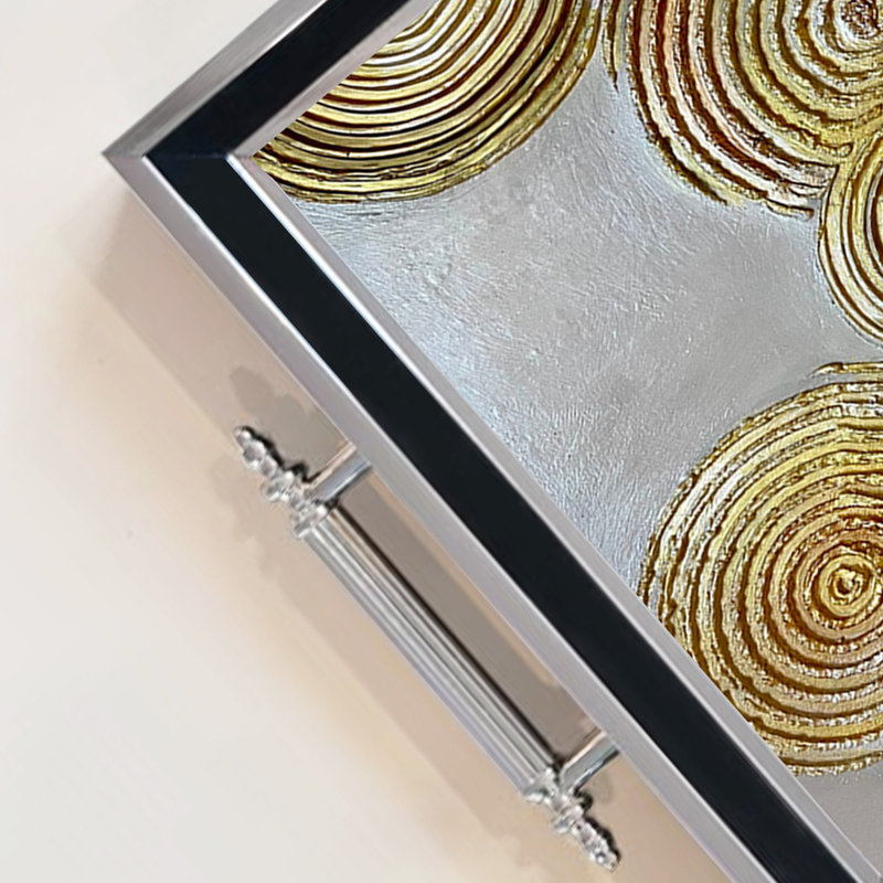 Élégant plateau en verre de 19,7 po x 11,4 po x 1,4 po | Fabrication 100% verre durable | Facile à nettoyer avec un chiffon humide | Idéal pour le service, la présentation décorative et l'organisation | Ajout élégant à la décoration intérieure
