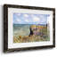 «Walk On The Cliff» par Monet, reproduction d'art encadrée-336779105-336779108