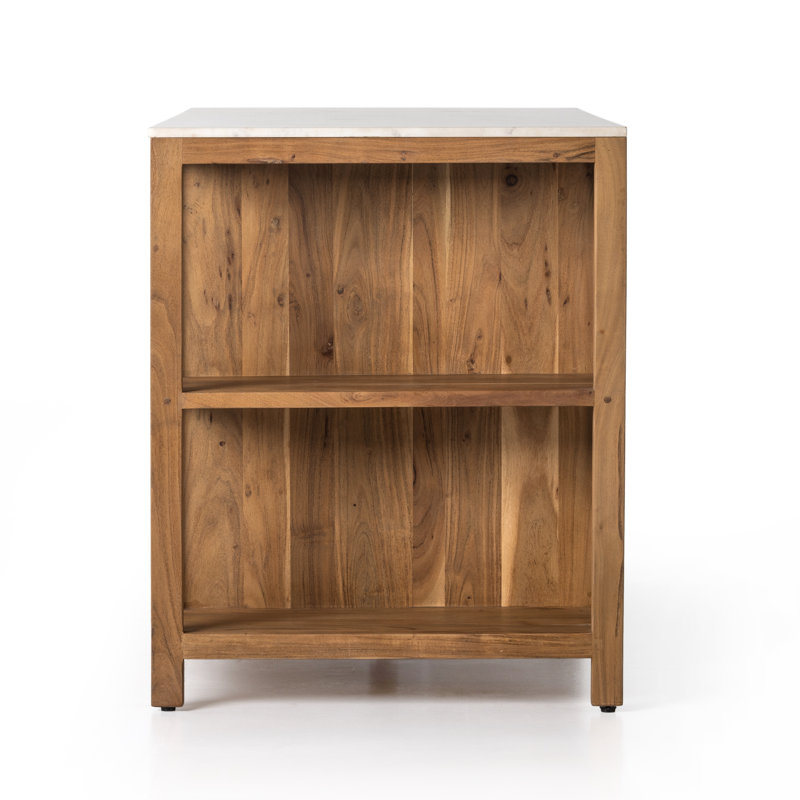 Alida Marble Top Kitchen Island