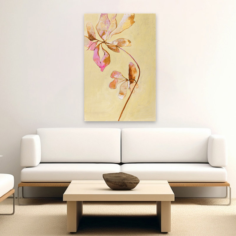 Darling Pink - art floral et nature morte contemporain, H 60 po x l 40 po