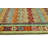 One-of-a-Kind 4'10" x 6'5" New Age Rectangle Wool Area Rug in Blue and Red