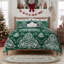 Ensemble de couvre-lit réversible 3 pièces Noella Green de Greenland Home Fashions-136190539