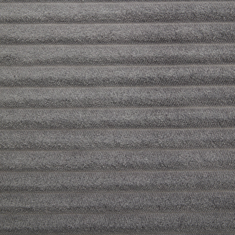 Canapé en velours Corduroy, Gris