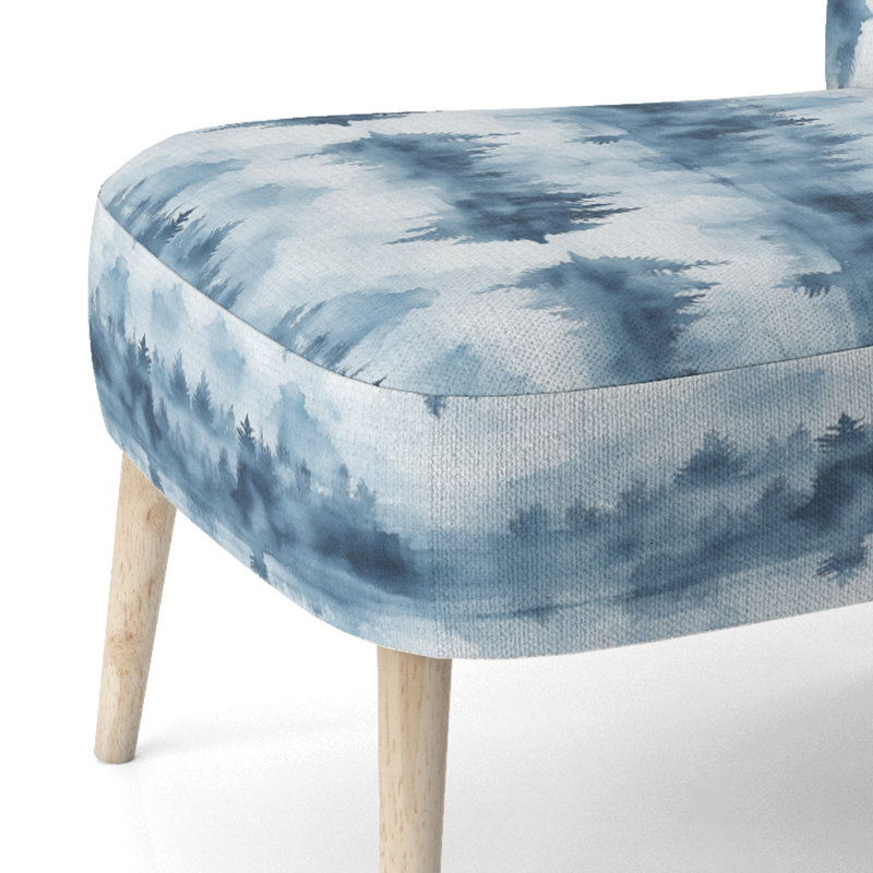 Chaise rembourrée Abstract, Chaise d'appoint sans accoudoirs
