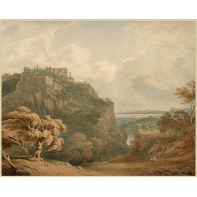 Overlooking Tivoli Framed Print Canvas