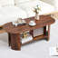 Table basse ovale simple avec rangement 43,31 po-40953194