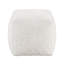 Repose-pieds carré en fausse fourrure antidérapant, avec fermeture à glissière, capacité de poids de 300 lb, pouf moderne, marque