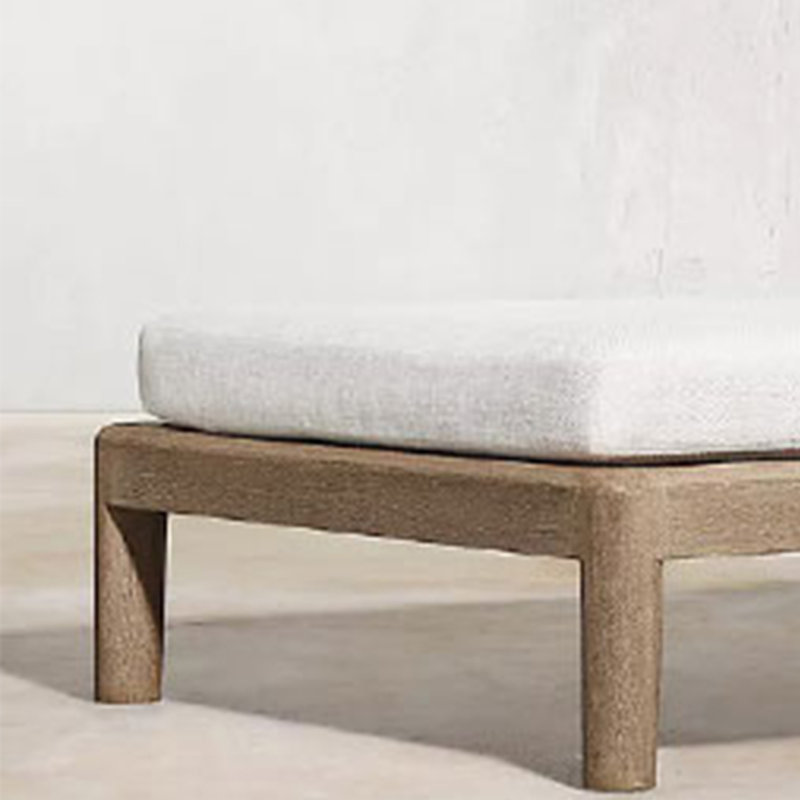 Chaise longue d'extérieur en teck Premium