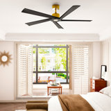 5 - Blade Propeller Ceiling Fan With Remote Control