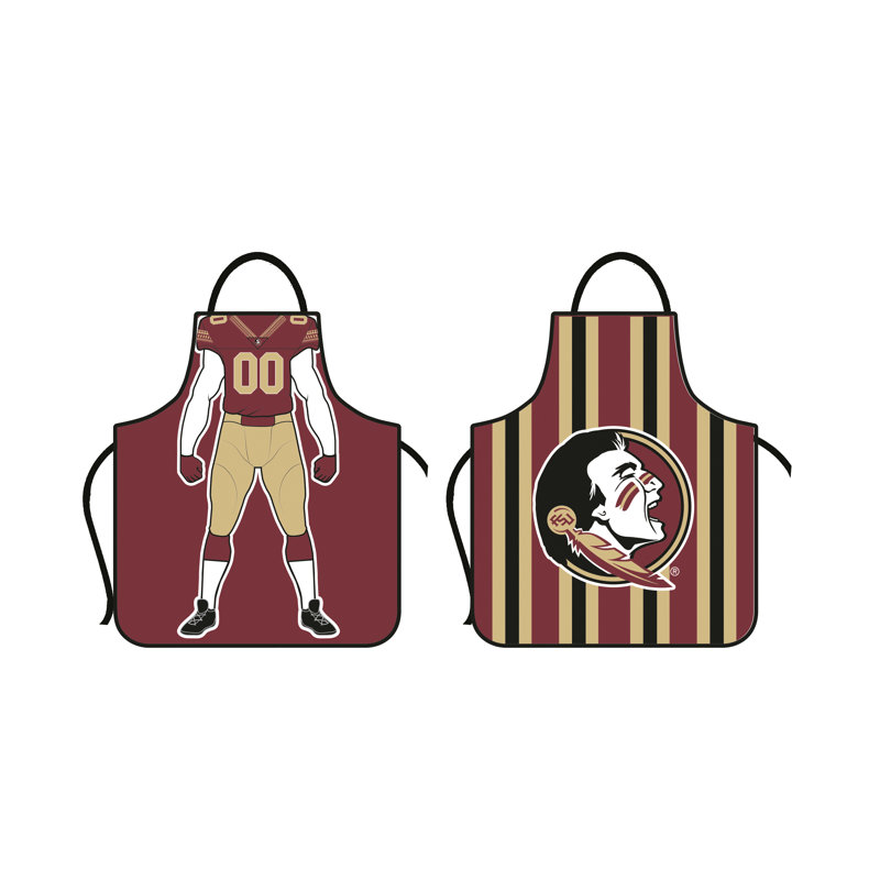 No Pattern Bib Apron, Florida State University