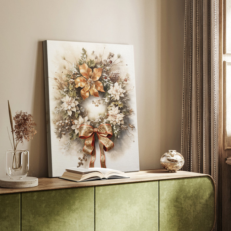 Art de Noël de Noël - galerie Cavas sur mesure, H 18 po x l 12 po