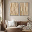 «Set Taupe Tones Modern Geometric Abstract», 2 pièces sur toile-98464614-98464617