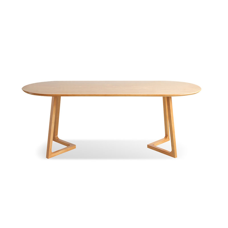 Table de salle à manger Burlywood, H 29,53 po x L 70,87 po x l 31,5 po