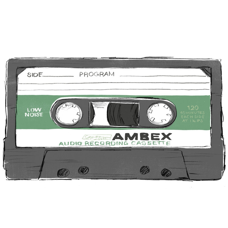 Mix Tape VI by June Erica Vess - Wrapped Canvas Painting, 61cm H x 91cm W