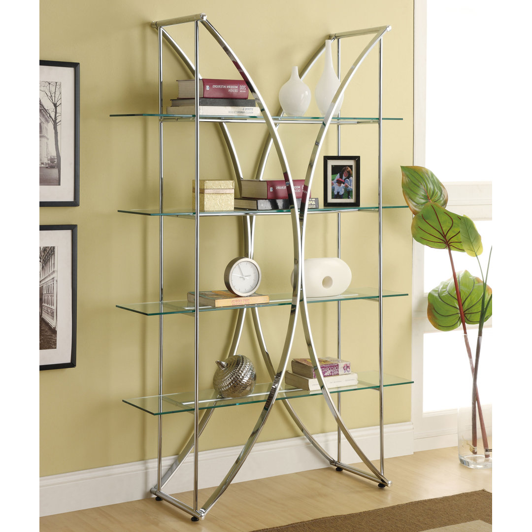 Laile 4-tier Etagere Bookcase Orren Ellis