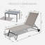Ensemble de chaise longue réglable en aluminium avec table Braylen-1567033596