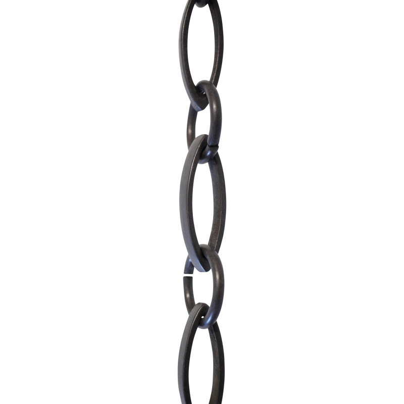 Chaîne de lustre à boucle décorative (3 pieds), Bronze, H 36 po x l 0,71 po x P 0,28 po
