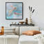 Toile de koi dans l'eau bleue | Décoration aquatique de chambre à coucher