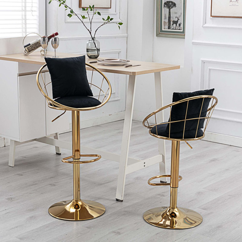 Tabouret Julliette, Noir