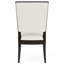 Chaise d'appoint rembourrée Nina