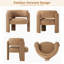 Fauteuil d'appoint demi-tonneau 33 po