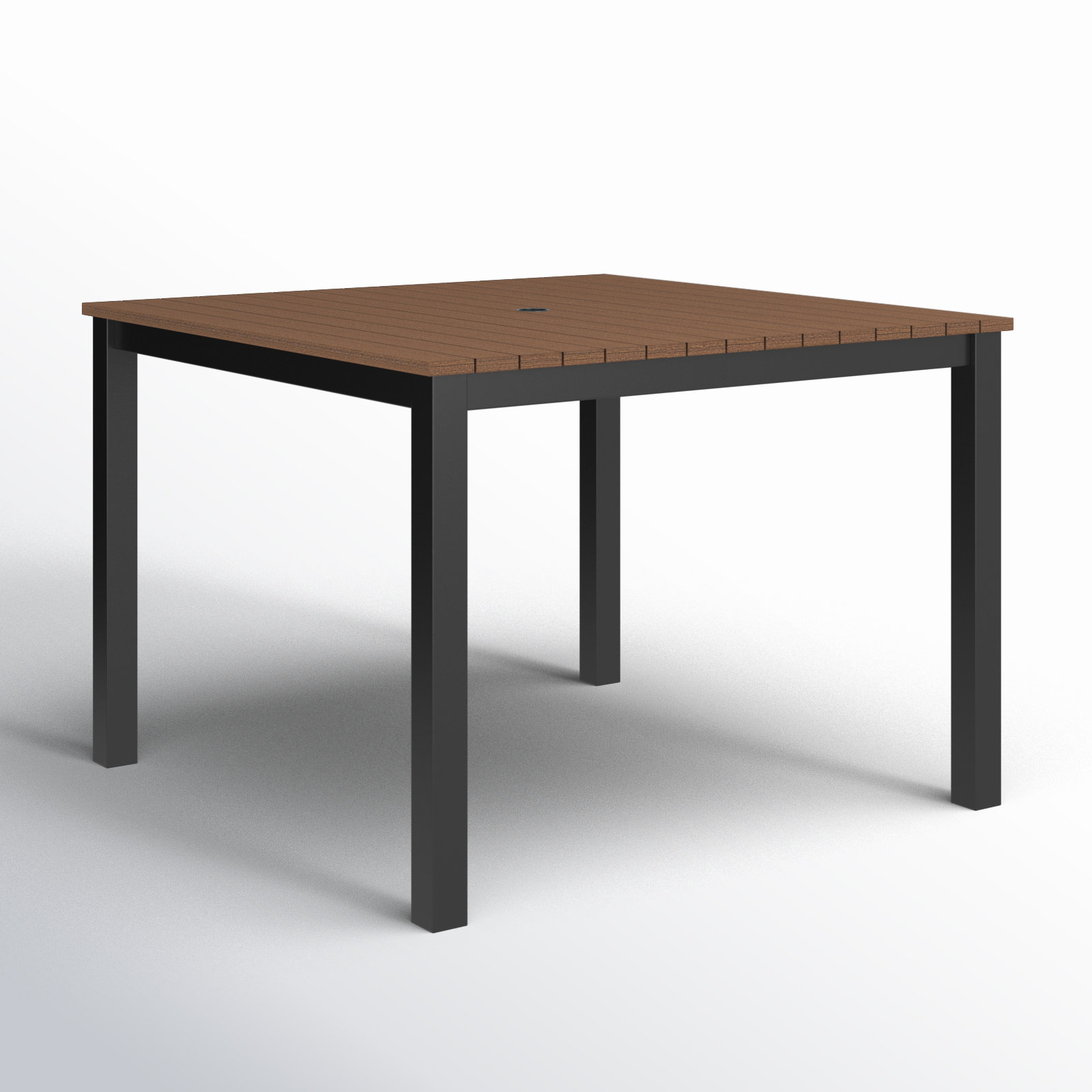 Townsend 41" Patio Dining Table, 41" W x 41" L x 29" H, Brown
