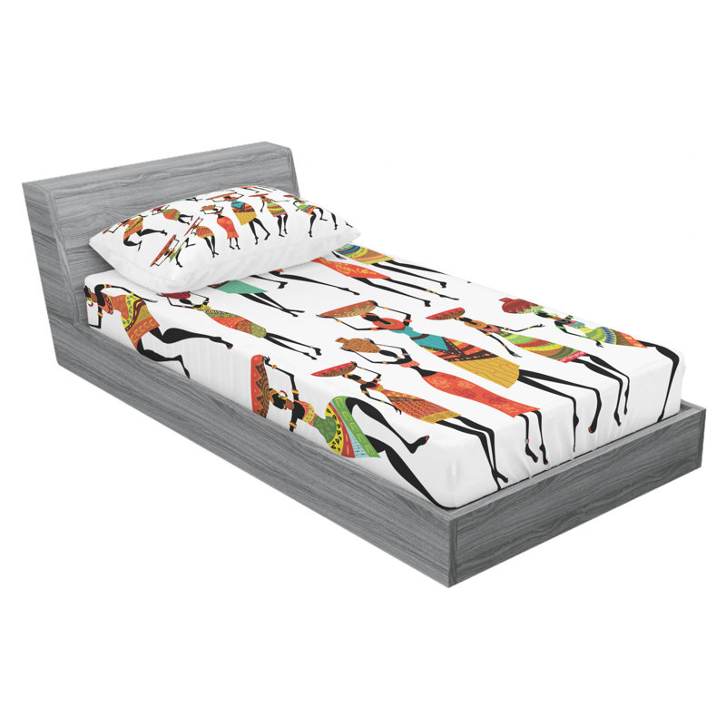 Microfiber Sheet Set, Twin XL Sheet Set with Fitted Sheet