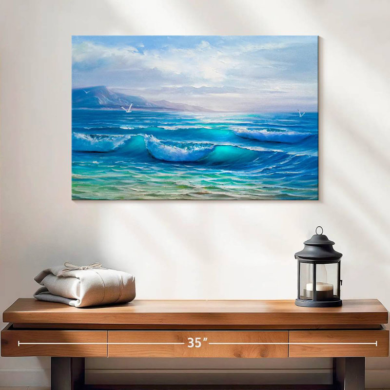Mer bleue, H 16 po x l 24 po