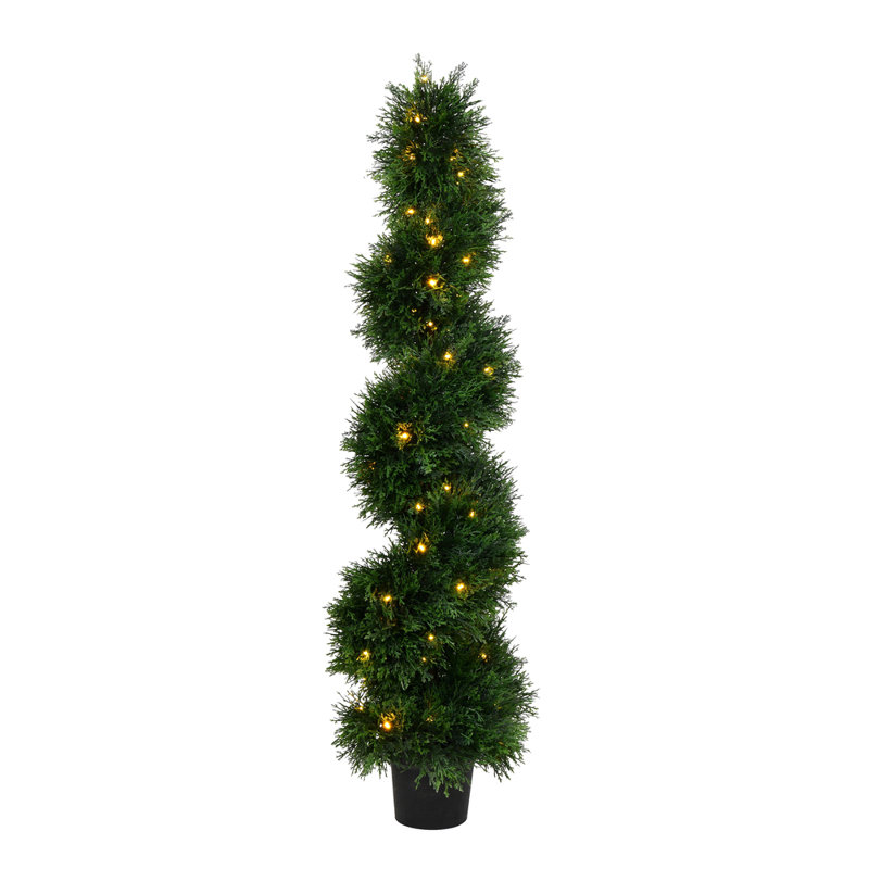 Cèdre artificiel en pot 48 "