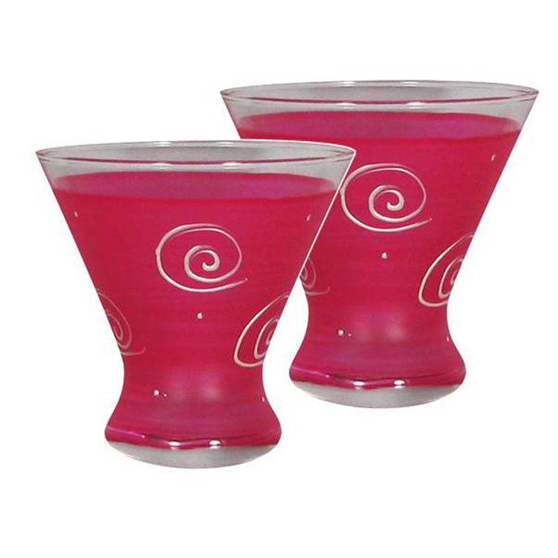 7 oz. Peruvian Splendor Verre cosmos, Rose