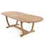 Outdoor Oval Teak Dining Table