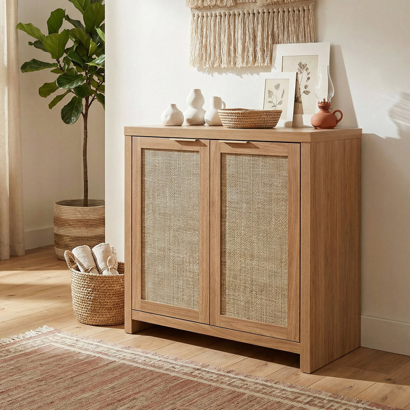 80cm Sideboard, Natural Oak
