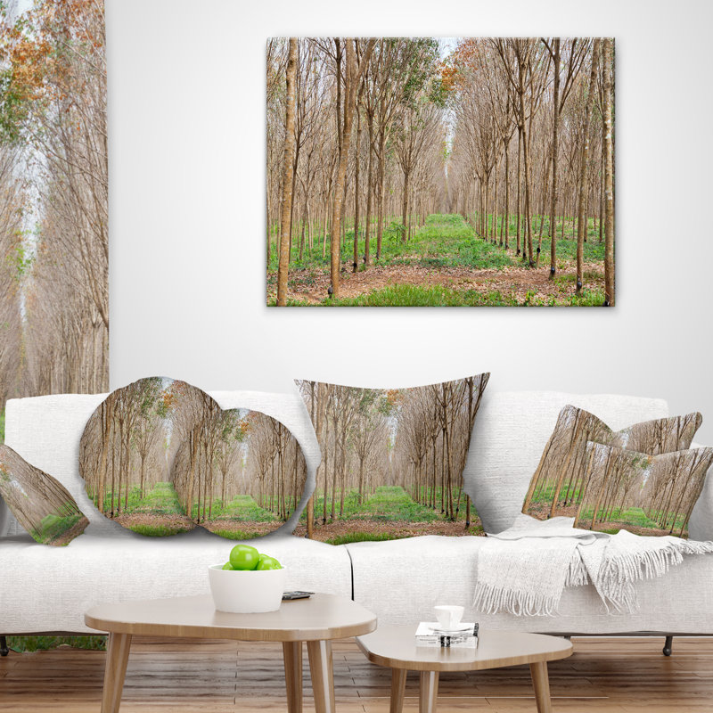 Coussin lombaire Forest, 16 po x 16 po, Carré