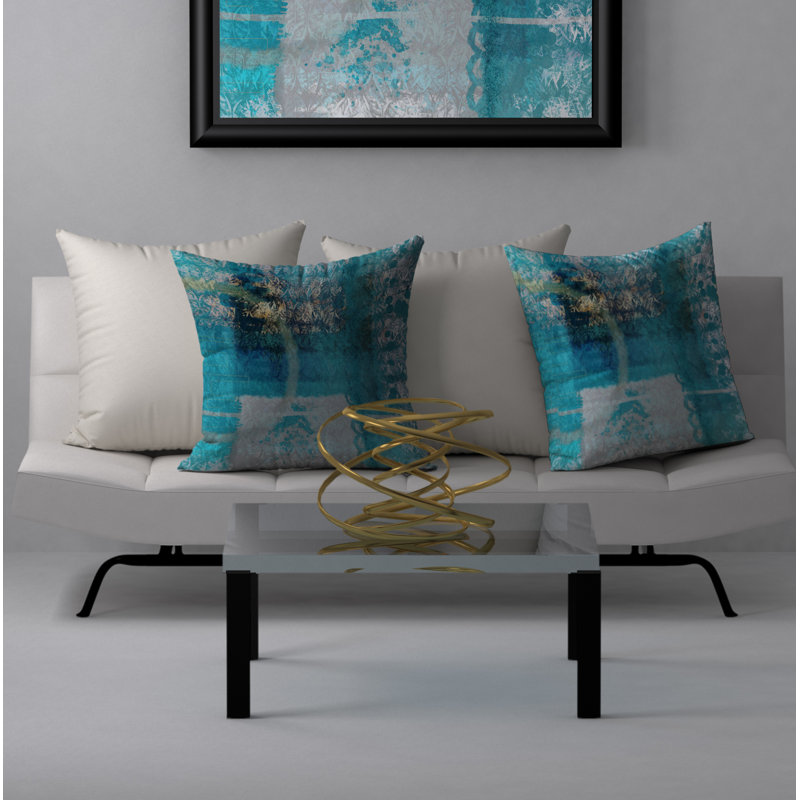 Housse de coussin carrée/insert, 20 po x 20 po