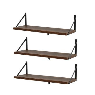 16.36 cm H x 60 cm W Floating Shelf Bookcase