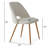 Caetano Unfinished Metal and Manufactured Wood Side Chair-1267053965