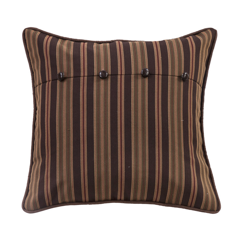 Forest Pine Polyester Striped Sham Set
