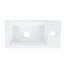 Liberty 370mm x 180mm White Ceramic Rectangular Wall Hung Basin Bathroom Sink