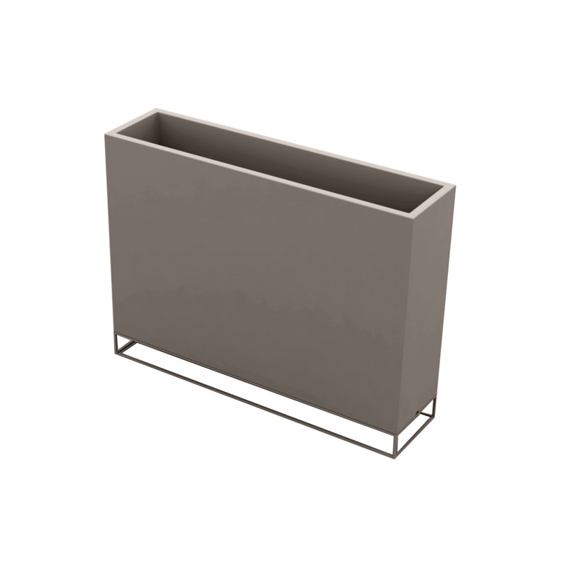 Vela Resin Planter Box, Taupe