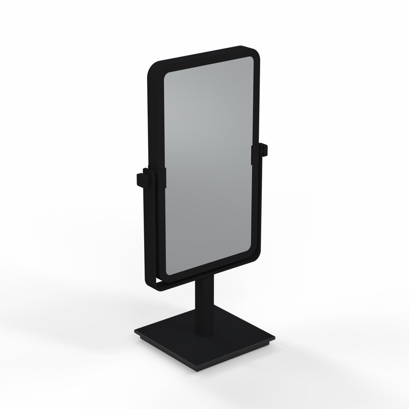 Miroir grossissant, Noir mat