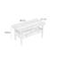 Table basse rectangulaire simple en bois massif-105885317