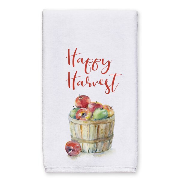 Just Bee Happy Tea Towel - Set of 2 August Grove