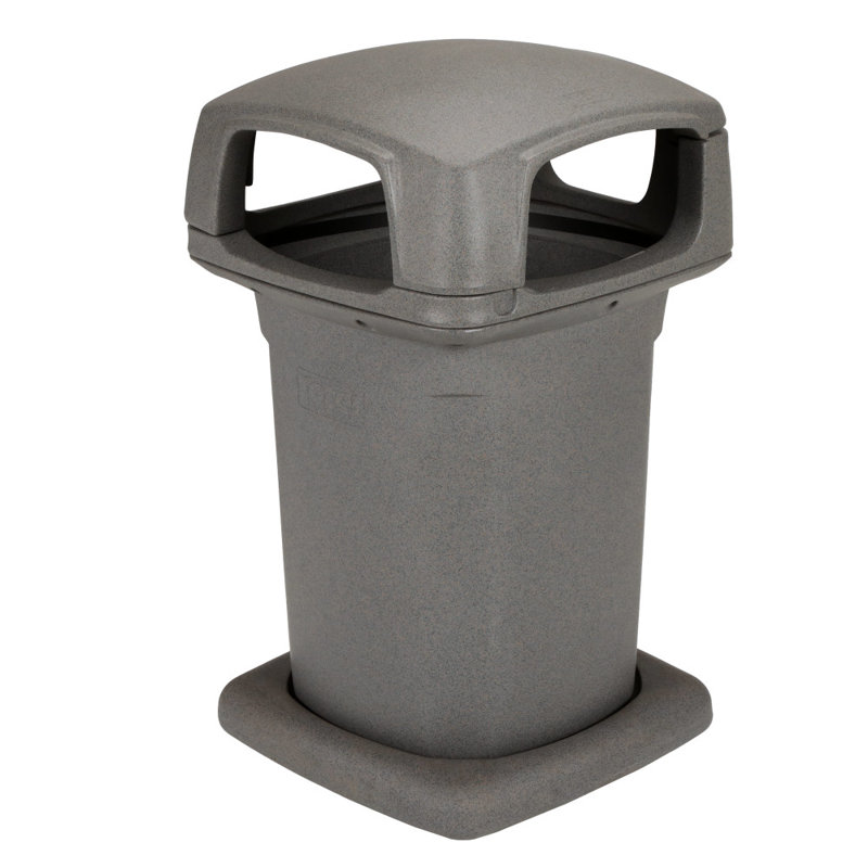 60 Gal. Park Trash Can With Lid