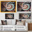«Pastel Fractal Infinity II», art mural moderne sur toile géométrique-87342649-87342650