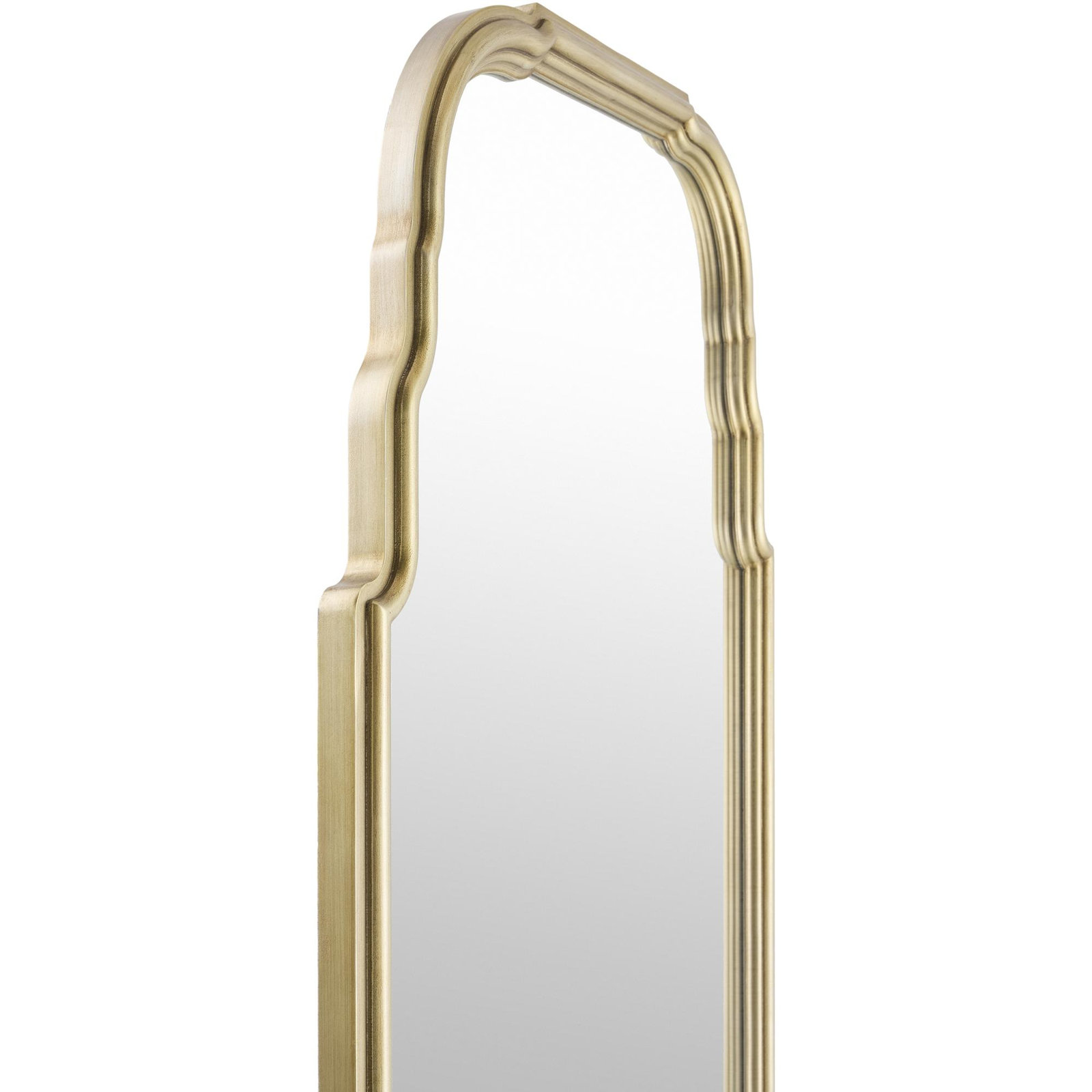 Moceri Antique Brass Wall Mirror