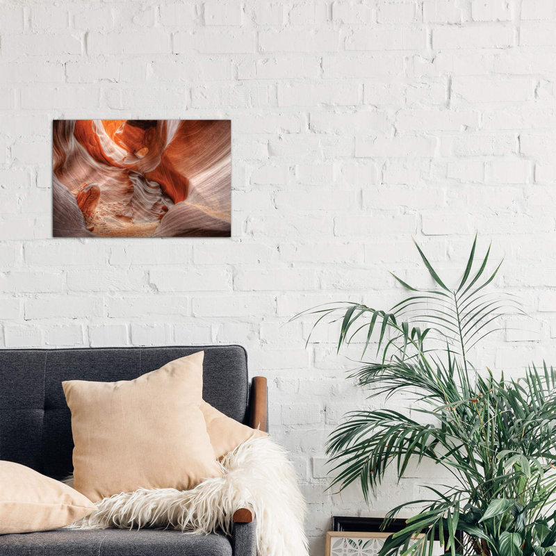 Antelope Canyon - Wrapped Canvas Print, 101.6 cm H x 66.04 cm W x 1.91 cm D