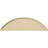 Segment Arch Smooth Signature Urethane Pediment, Primed Tan-113022678-102752837