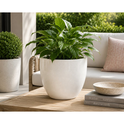 Pot Eloy de 48 cm (19 po) - Blanc