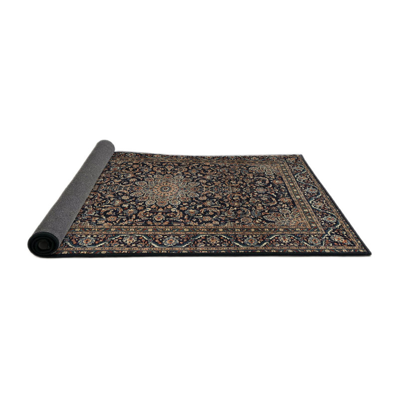 Tapis décoratif beige Eddison oriental, Rond 8 pi